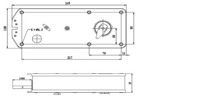 TECHNO NS-25DF/24V Электропривод противопожарный - 1