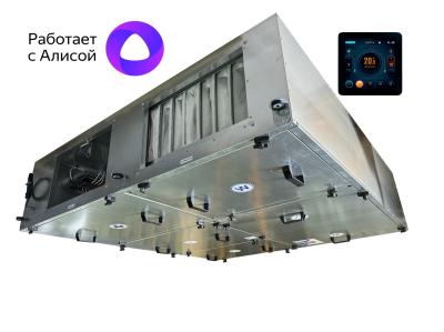 КПВУ1-RP3000 EC E17 Приточно-вытяжная установка с пластинчатым рекуператором