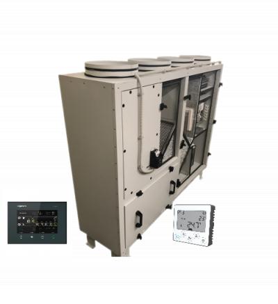 Приточно-вытяжная установка для бассейна КПВУ1-RP800 EC W Vertical POOL AQUA