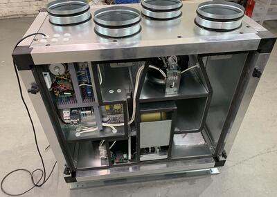 КПВУ3- RR500 AC E1.5 Vertical Вертикальная приточно-вытяжная установка с ротором
