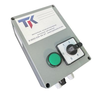 TK-SE 2,5 (220 В, max.2.5 А) Регулятор скорости вентилятора пятиступенчатый