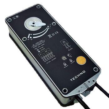 TECHNO SF-20AF/24V электропривод противопожарный с пружиной 20Nm, 0-10V, 2SPDT, 24AC/DC