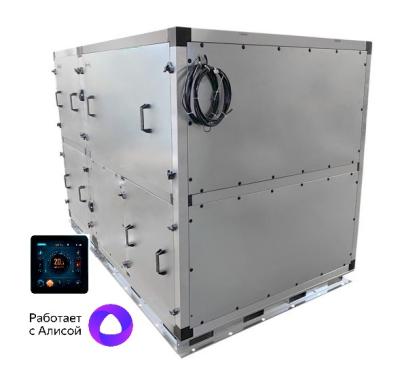КПВУ3-RR6800 EC E21 Vertical Вертикальная приточно-вытяжная установка с ротором