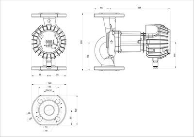 Циркуляционный насос NMT MAX 32/120 F220