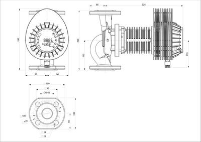 Циркуляционный насос NMT MAX 40/180 F220