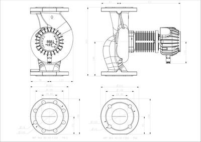 Циркуляционный насос NMT MAX 80/40 F360 PN6