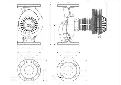 Циркуляционный насос NMT MAX 80/80 F360 PN6